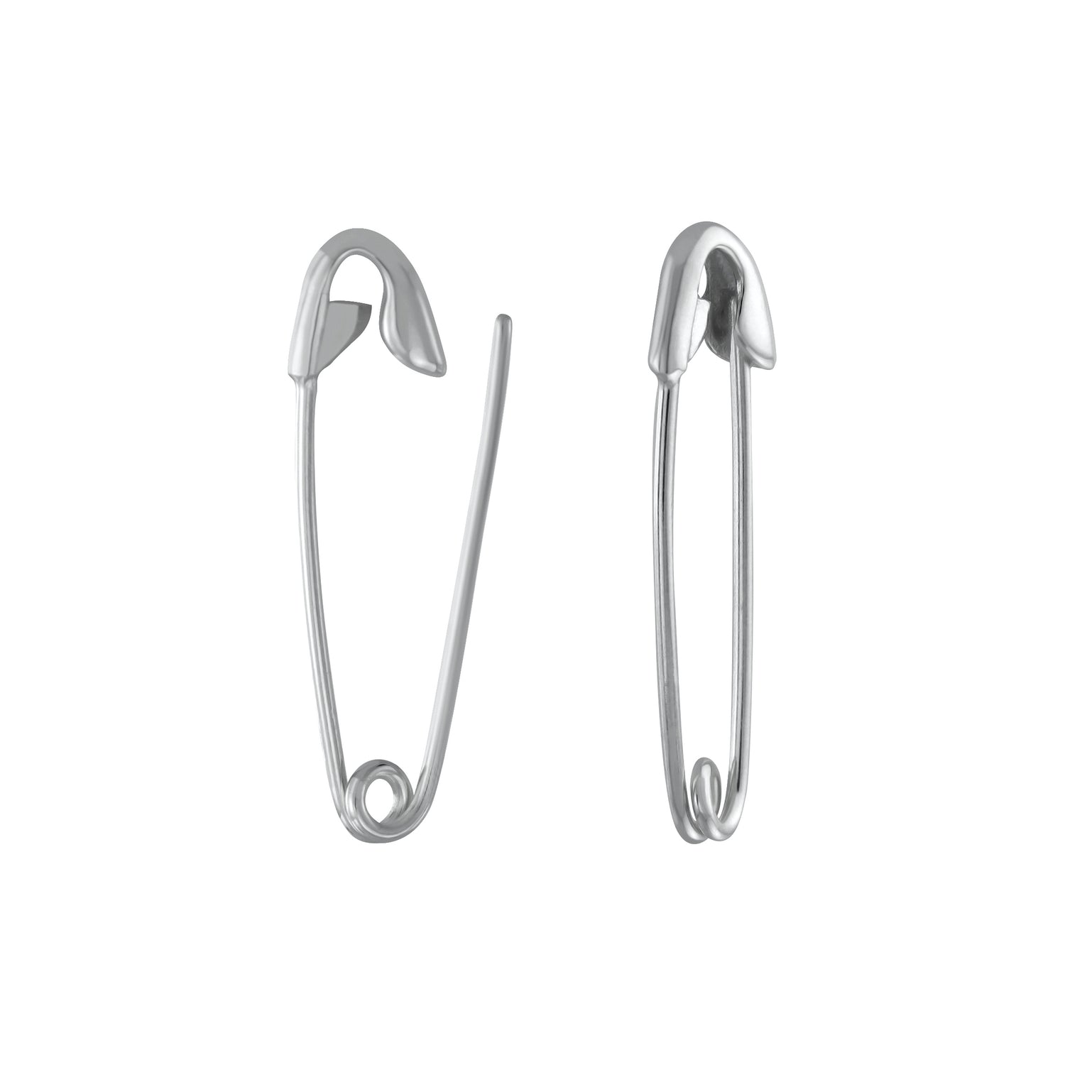 Buy LOOM TREE® Stylish Earrings Punk Safety Pin Earrings Ear Piercing  Jewelry Black| Fashion Jewelry | Earrings at Amazon.in